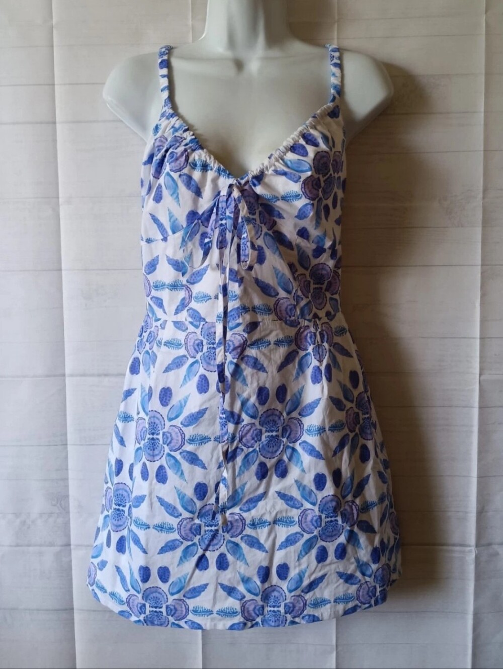 Hill House Floral Cotton Mini Dress